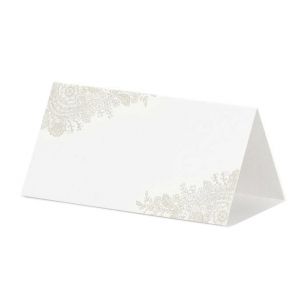 Wizytówki na stół PartyDeco Ornament II, 25szt
